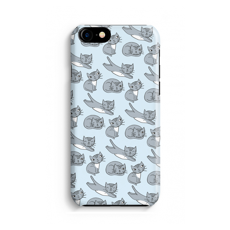 Poezen: iPhone 8 Volledig Geprint Hoesje