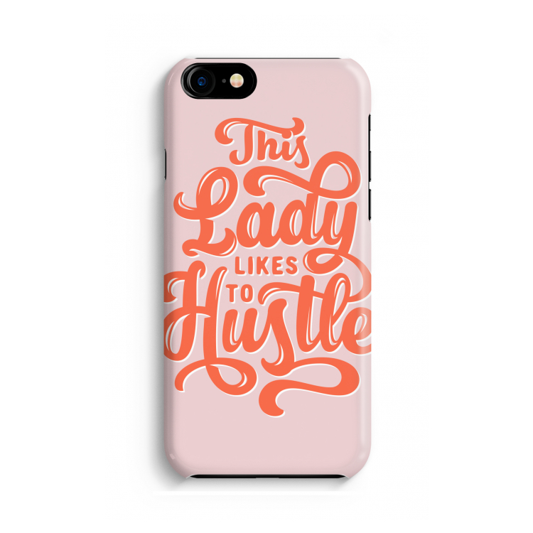Hustle Lady: iPhone 8 Volledig Geprint Hoesje