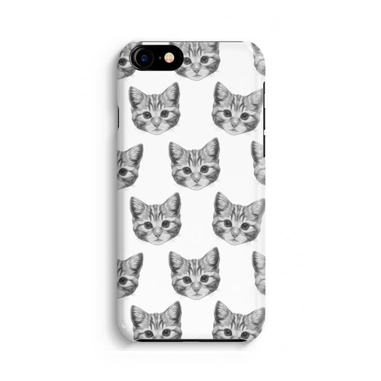 Kitten: iPhone 8 Volledig Geprint Hoesje