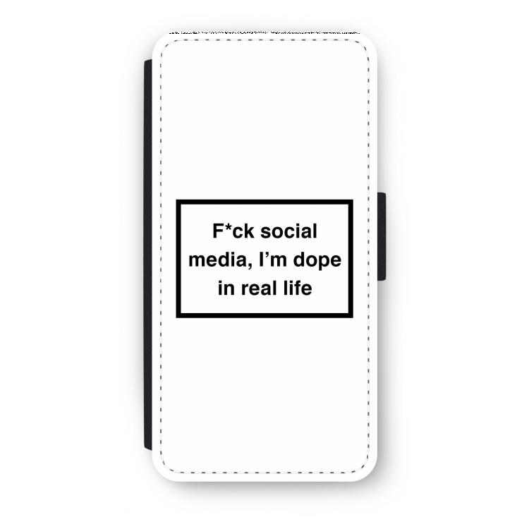 I'm dope: iPhone 8 Flip Hoesje