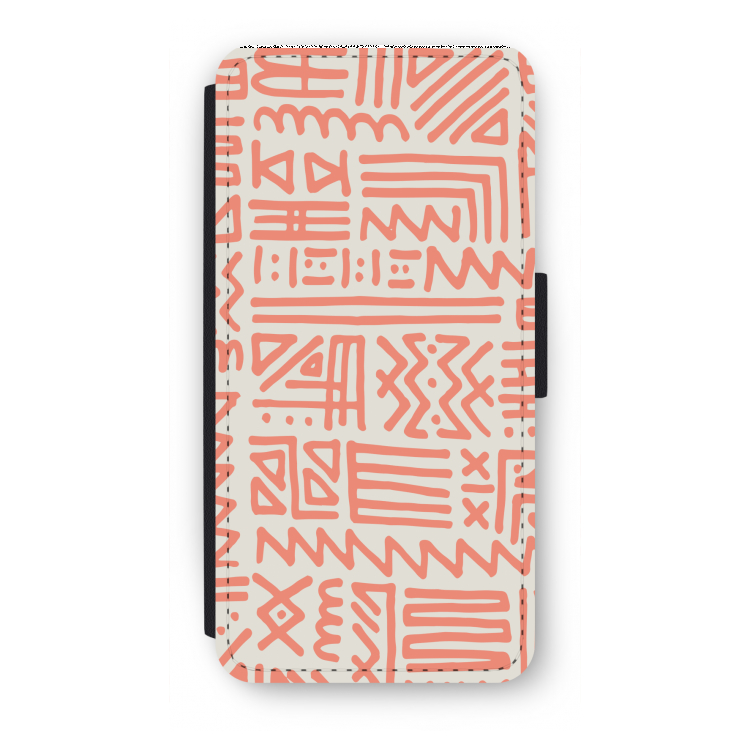 Marrakech Pink: iPhone 8 Flip Hoesje