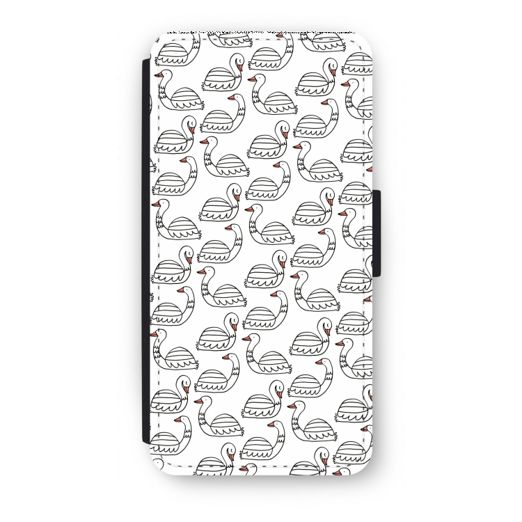 Zwanen: iPhone 8 Flip Hoesje