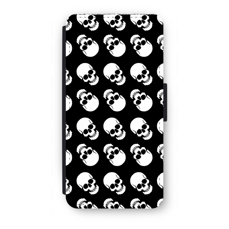 Musketon Skulls: iPhone 8 Flip Hoesje