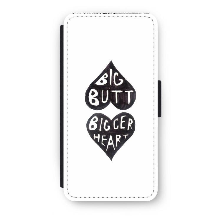 Big butt bigger heart: iPhone 8 Flip Hoesje