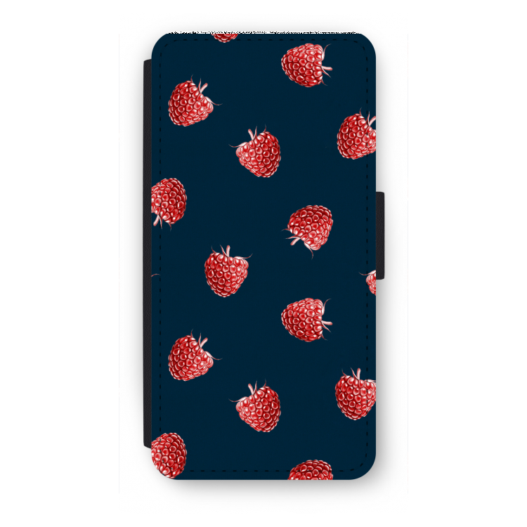 Framboosjes: iPhone 8 Flip Hoesje
