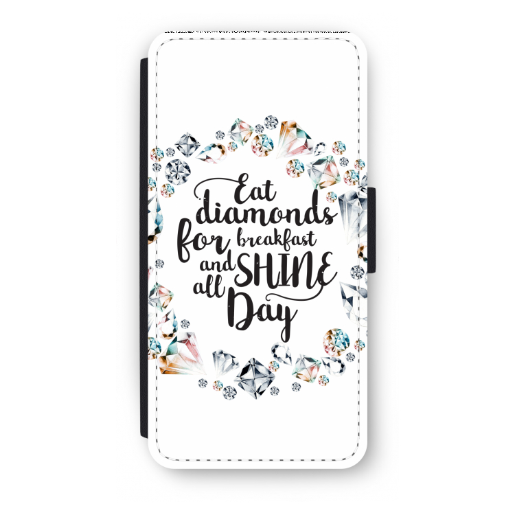 Diamonds: iPhone 8 Flip Hoesje