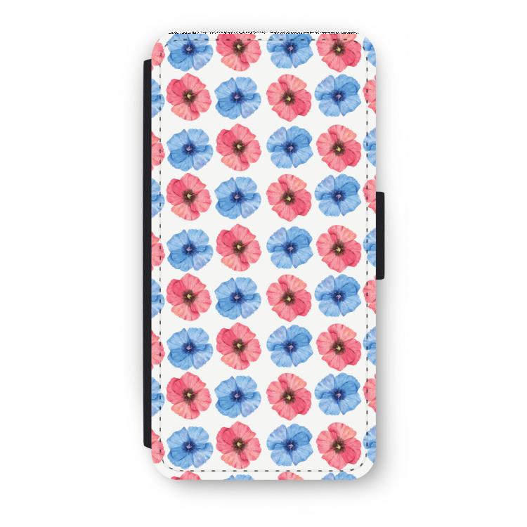 Klaproosjes: iPhone 8 Flip Hoesje