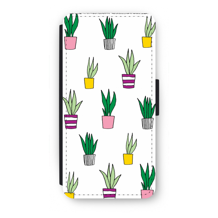 Sanseveria: iPhone 8 Flip Hoesje