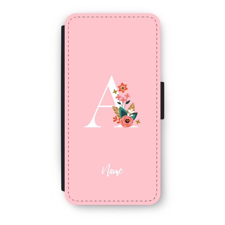 Pink Bouquet: iPhone 8 Flip Hoesje