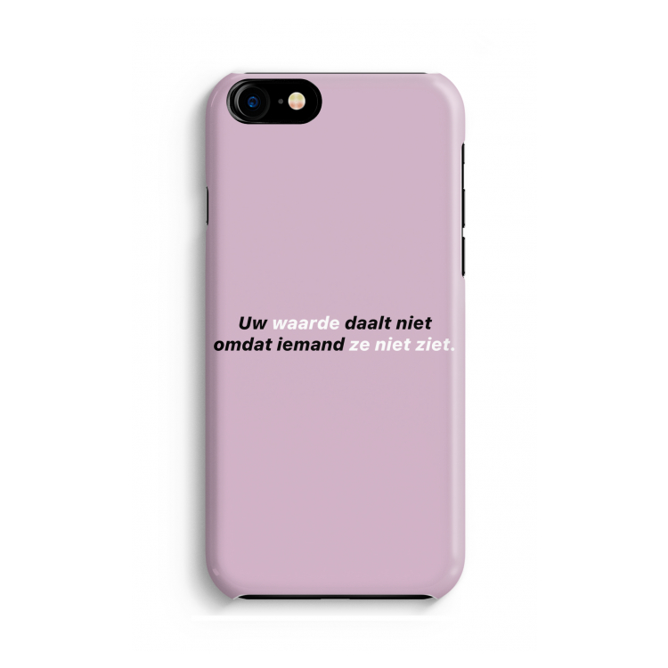 uw waarde daalt niet: iPhone 8 Volledig Geprint Hoesje