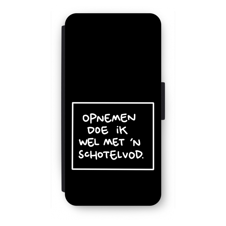 Schotelvod: iPhone 8 Flip Hoesje