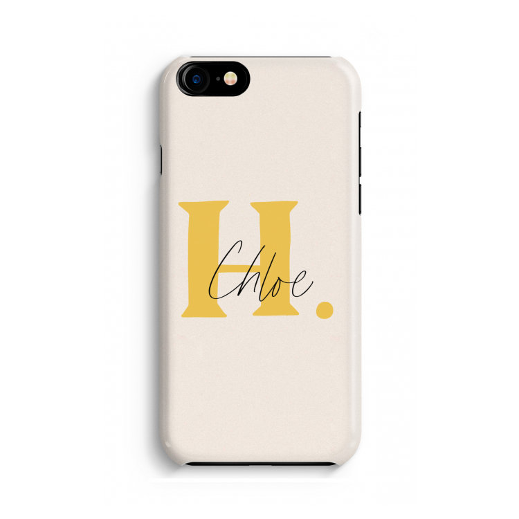 Amber Script: iPhone 8 Volledig Geprint Hoesje
