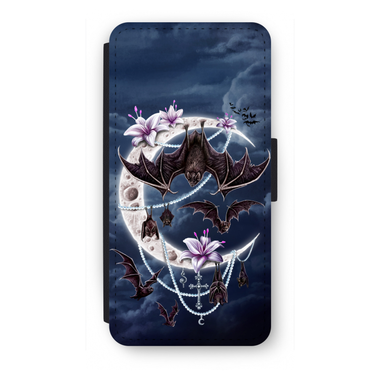 Vleermuizen Maan: iPhone 8 Flip Hoesje