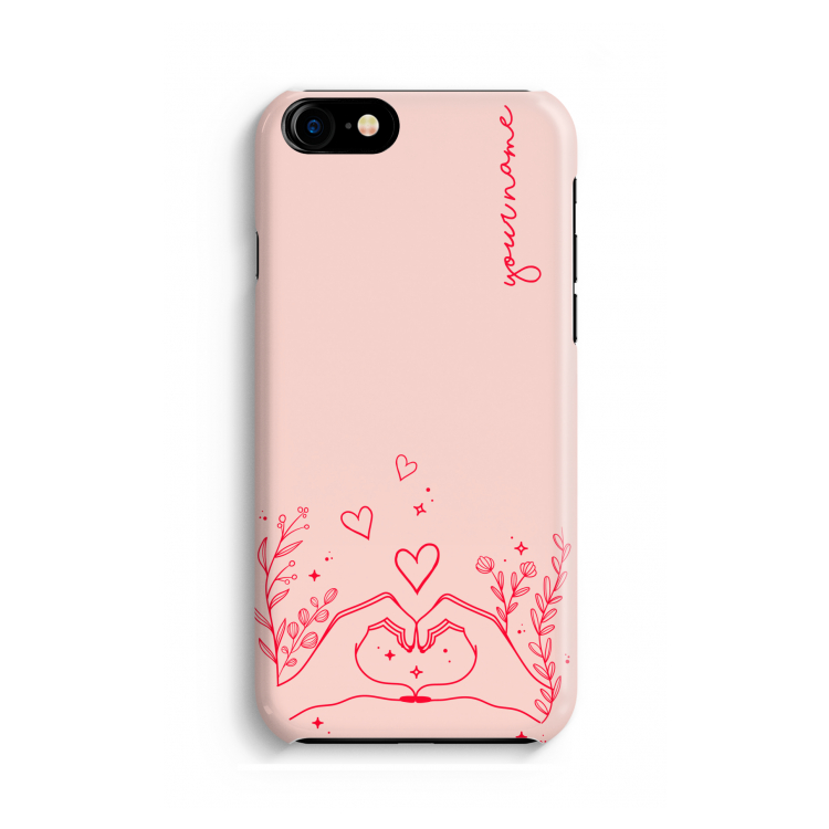 Love is in the air: iPhone 8 Volledig Geprint Hoesje