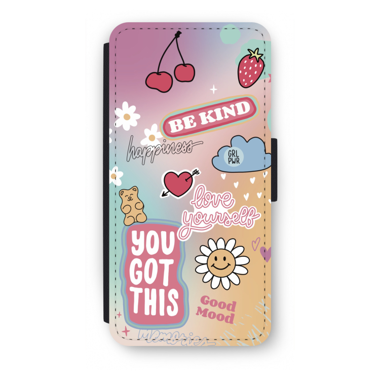Positivity: iPhone 8 Flip Hoesje