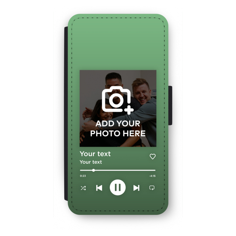 Music Player: iPhone 8 Flip Hoesje