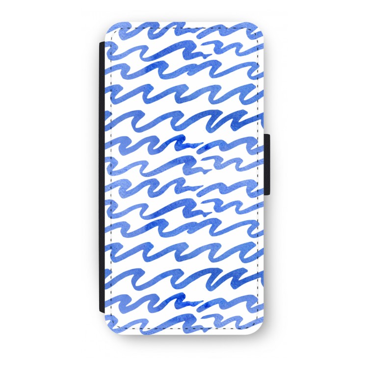Blauwe golven: iPhone 8 Plus Flip Hoesje