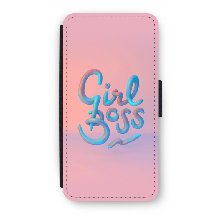 Girl boss: iPhone 8 Plus Flip Hoesje
