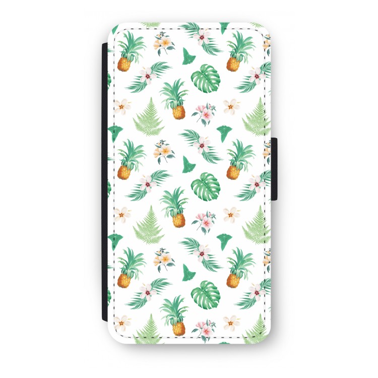 Ananas bladeren: iPhone 8 Plus Flip Hoesje