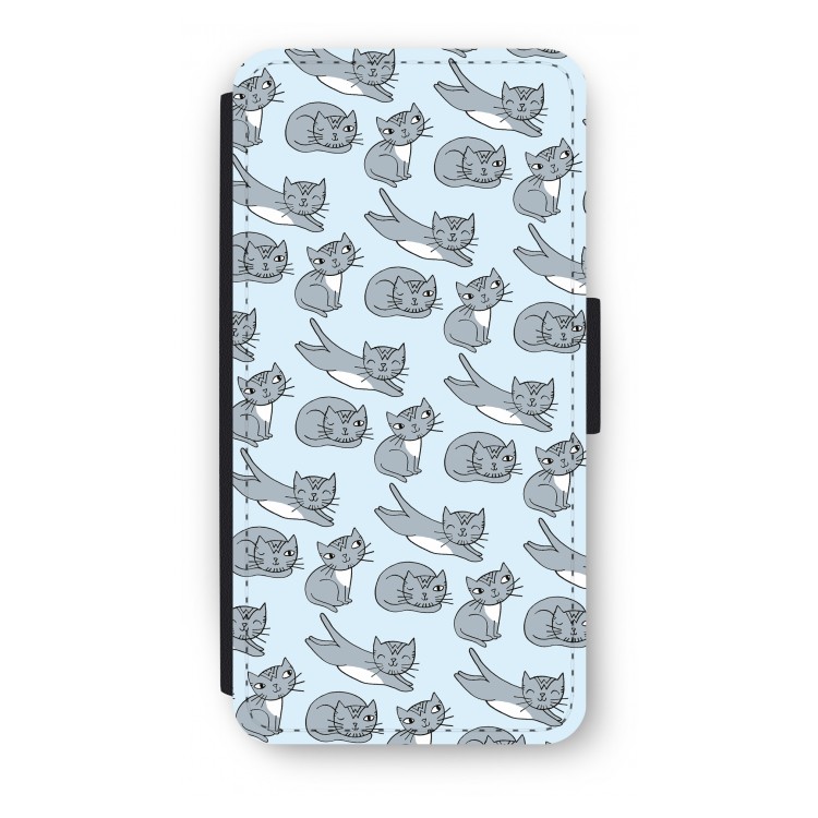 Poezen: iPhone 8 Plus Flip Hoesje