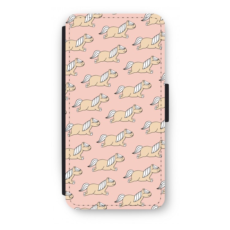 Ponys: iPhone 8 Plus Flip Hoesje