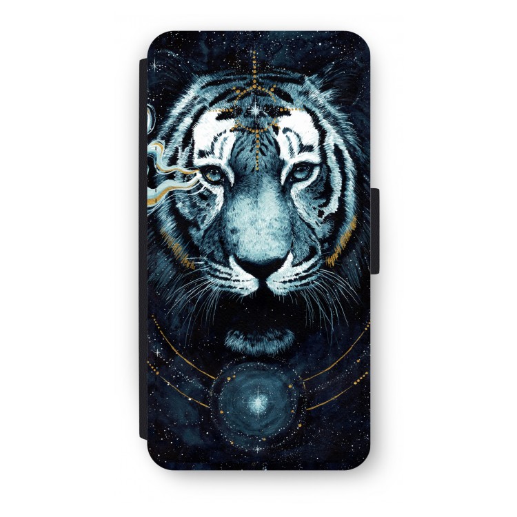 Darkness Tiger: iPhone 8 Plus Flip Hoesje