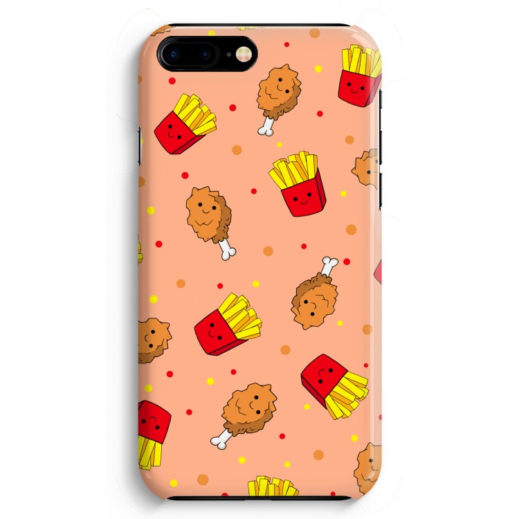 Chicken 'n Fries: iPhone 8 Plus Volledig Geprint Hoesje