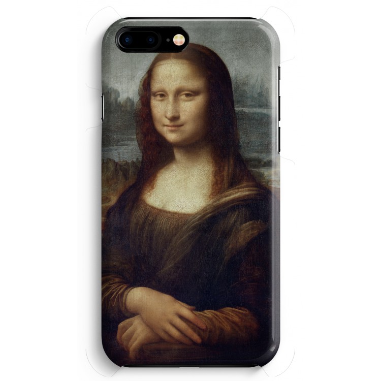 Mona Lisa: iPhone 8 Plus Volledig Geprint Hoesje