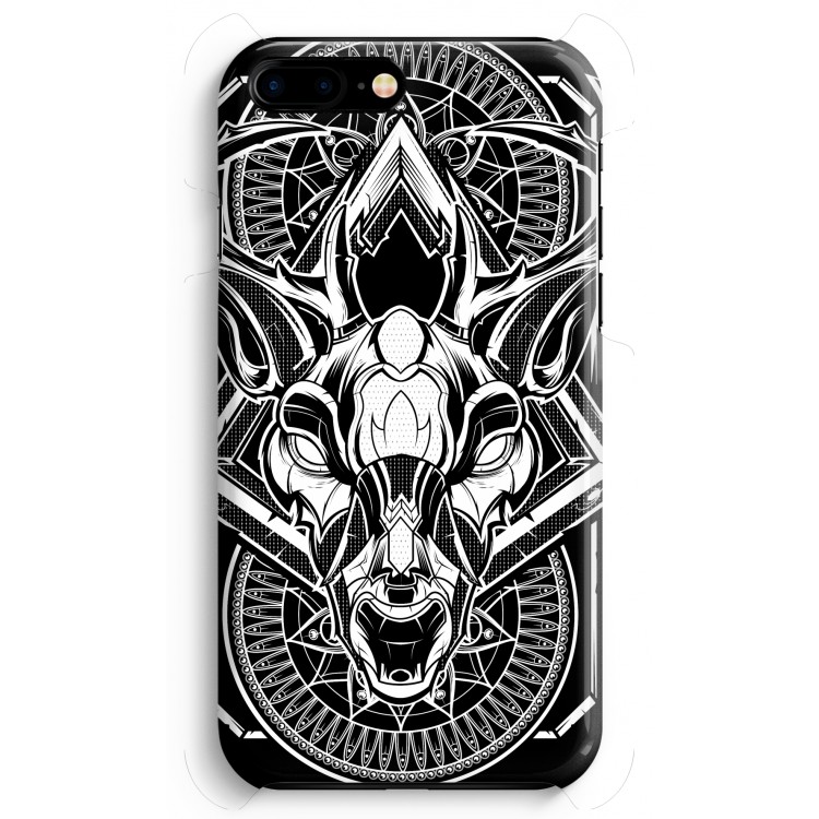 Oh Deer: iPhone 8 Plus Volledig Geprint Hoesje