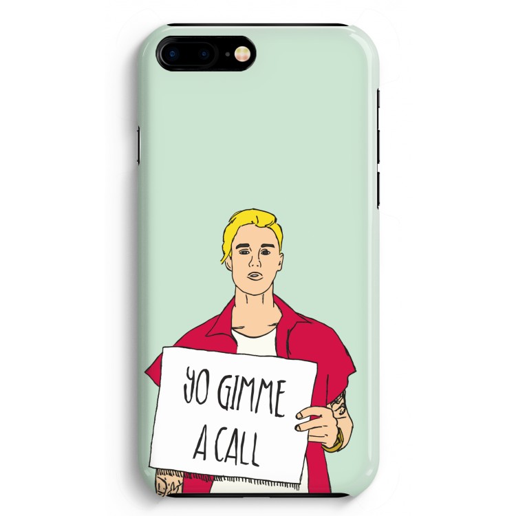 Gimme a call: iPhone 8 Plus Volledig Geprint Hoesje
