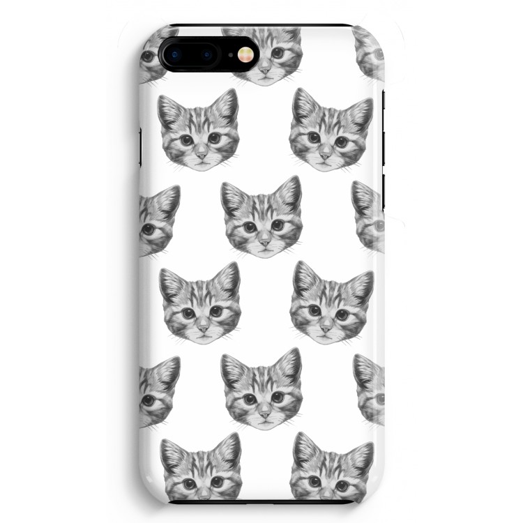 Kitten: iPhone 8 Plus Volledig Geprint Hoesje