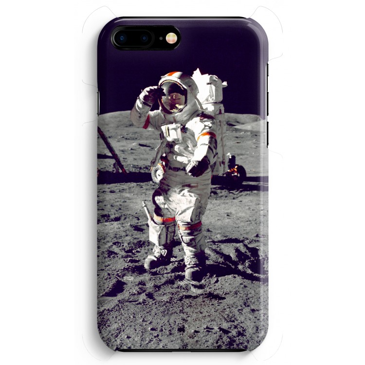 Spaceman: iPhone 8 Plus Volledig Geprint Hoesje