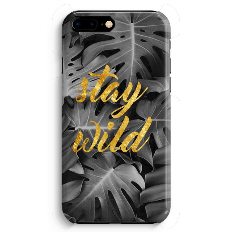 Stay wild: iPhone 8 Plus Volledig Geprint Hoesje