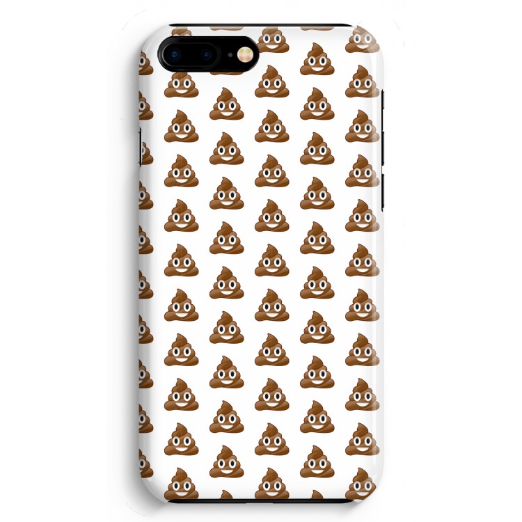 Poop emoji: iPhone 8 Plus Volledig Geprint Hoesje