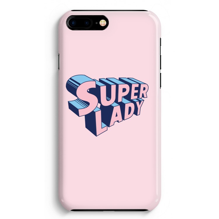 Superlady: iPhone 8 Plus Volledig Geprint Hoesje