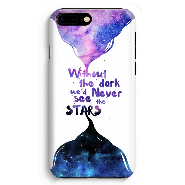 Stars quote: iPhone 8 Plus Volledig Geprint Hoesje
