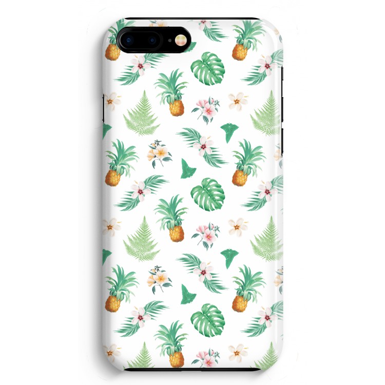 Ananas bladeren: iPhone 8 Plus Volledig Geprint Hoesje