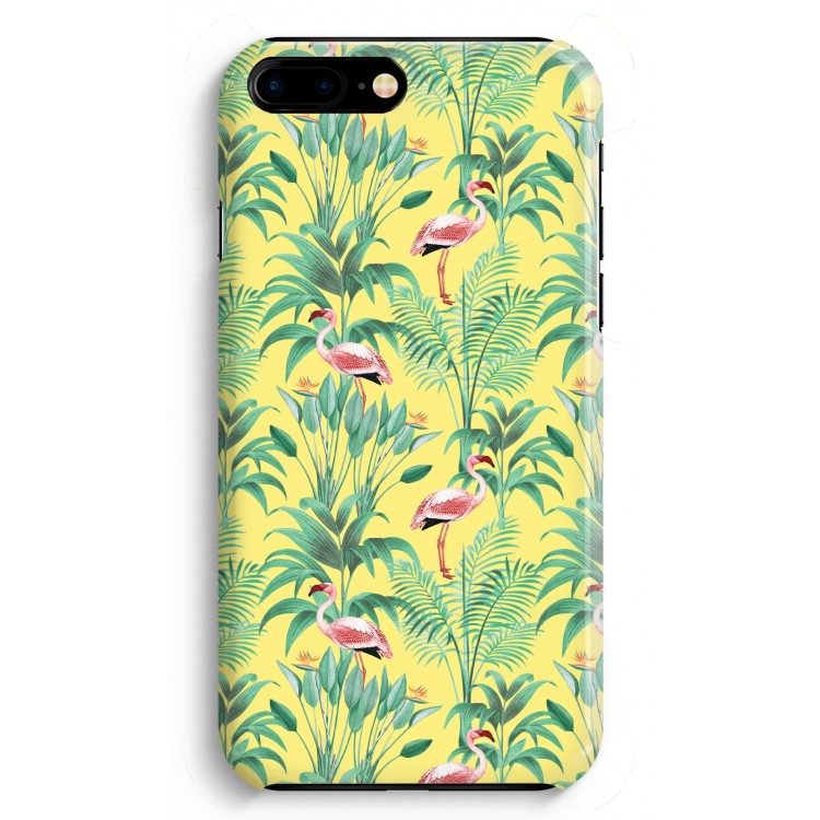 Flamingo party: iPhone 8 Plus Volledig Geprint Hoesje