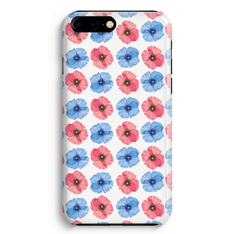 Klaproosjes: iPhone 8 Plus Volledig Geprint Hoesje