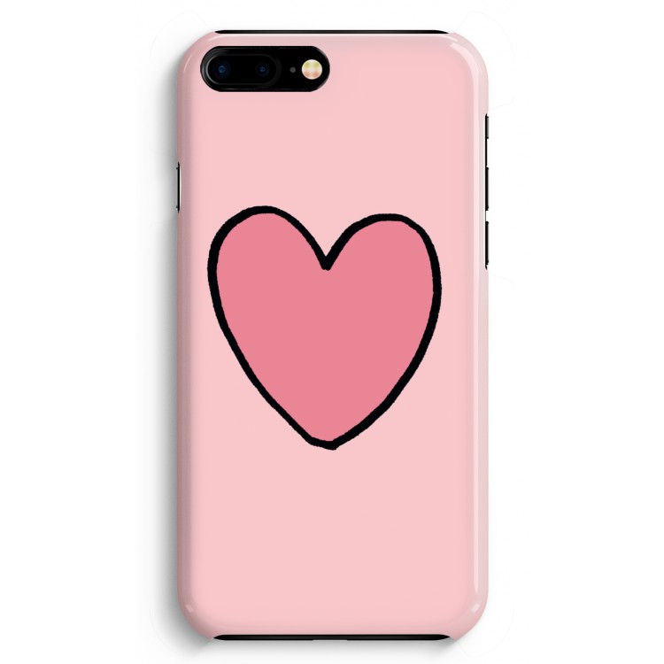 Hartje: iPhone 8 Plus Volledig Geprint Hoesje