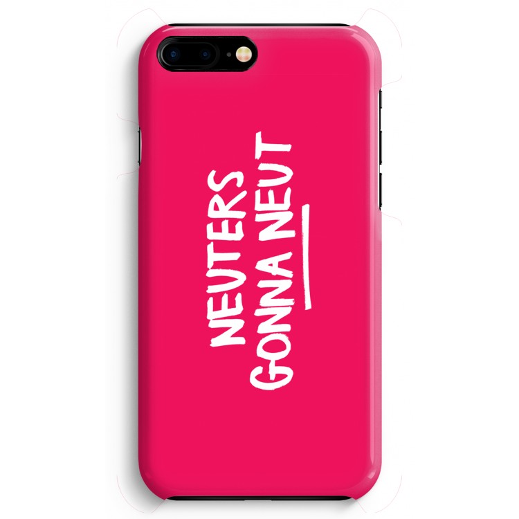 Neuters (roze): iPhone 8 Plus Volledig Geprint Hoesje
