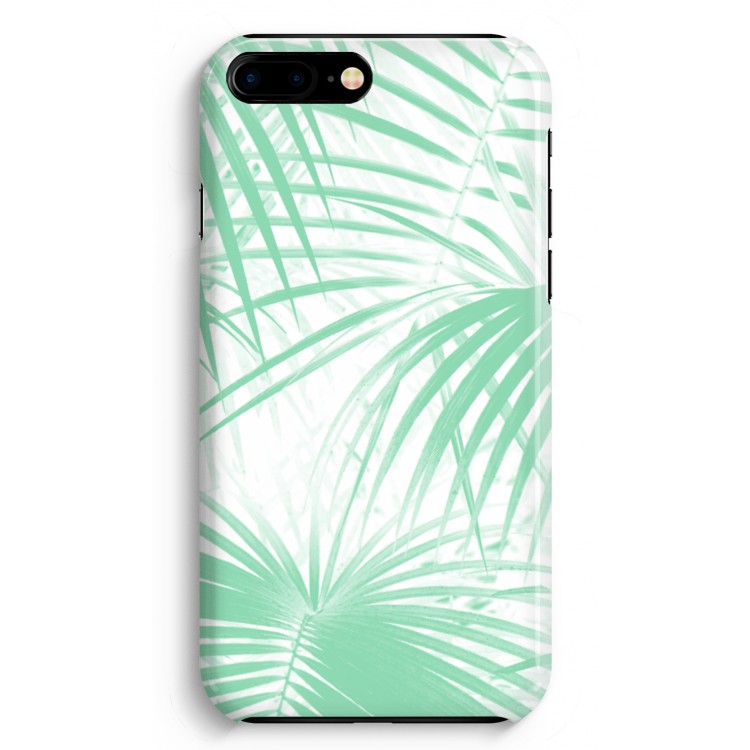 Palmbladeren: iPhone 8 Plus Volledig Geprint Hoesje