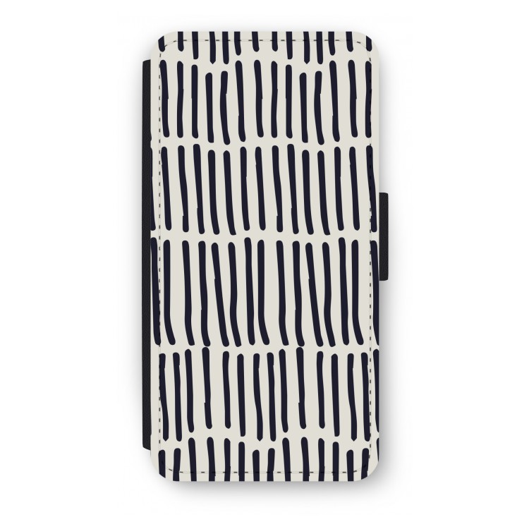 Moroccan stripes: iPhone 8 Plus Flip Hoesje