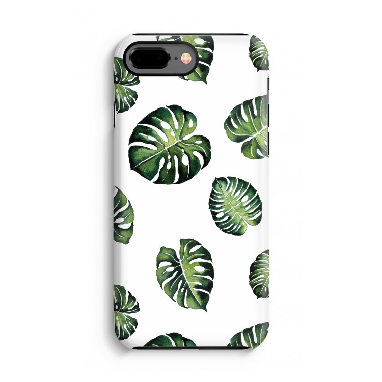 Tropische bladeren: iPhone 8 Plus Tough Case