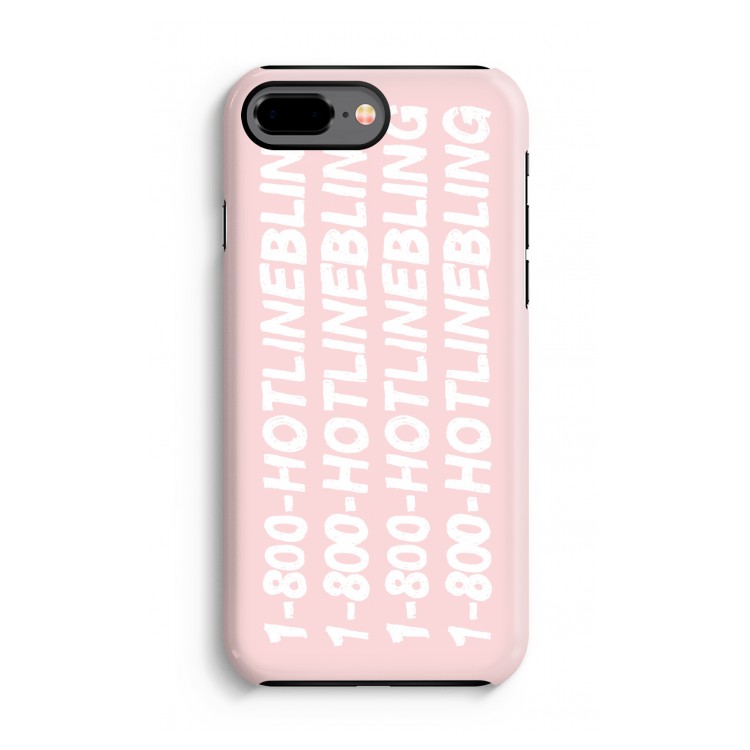 Hotline bling pink: iPhone 8 Plus Tough Case