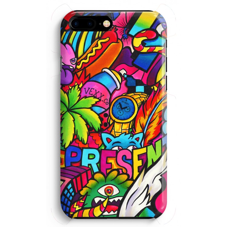 Represent: iPhone 8 Plus Volledig Geprint Hoesje