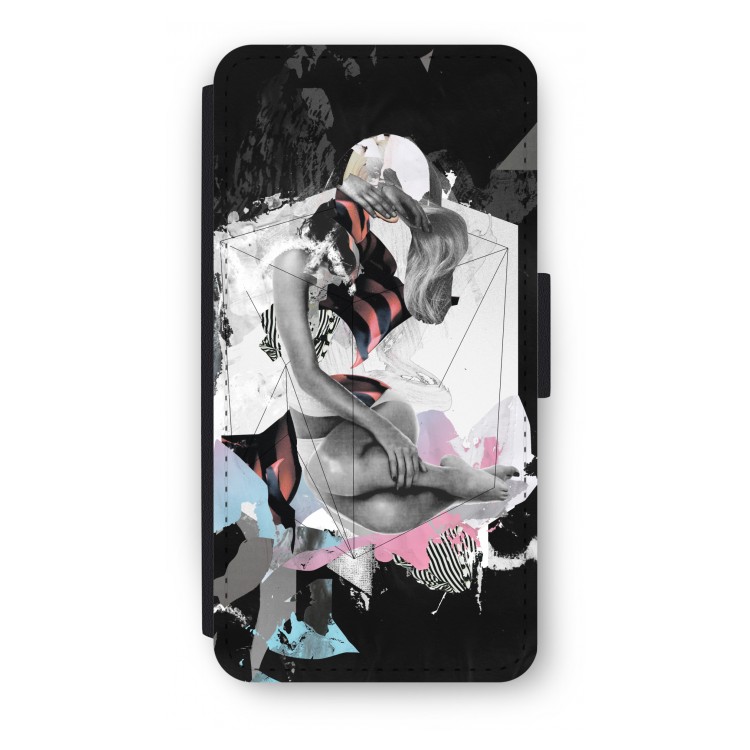 Camouflage de sommeil: iPhone 8 Plus Flip Hoesje
