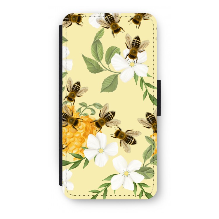 No flowers without bees: iPhone 8 Plus Flip Hoesje