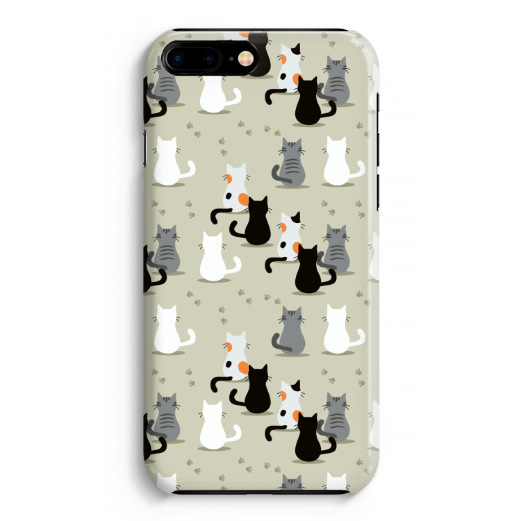 Katten: iPhone 8 Plus Volledig Geprint Hoesje