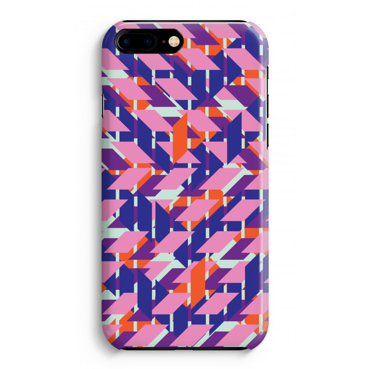 Skew Blush 3: iPhone 8 Plus Volledig Geprint Hoesje